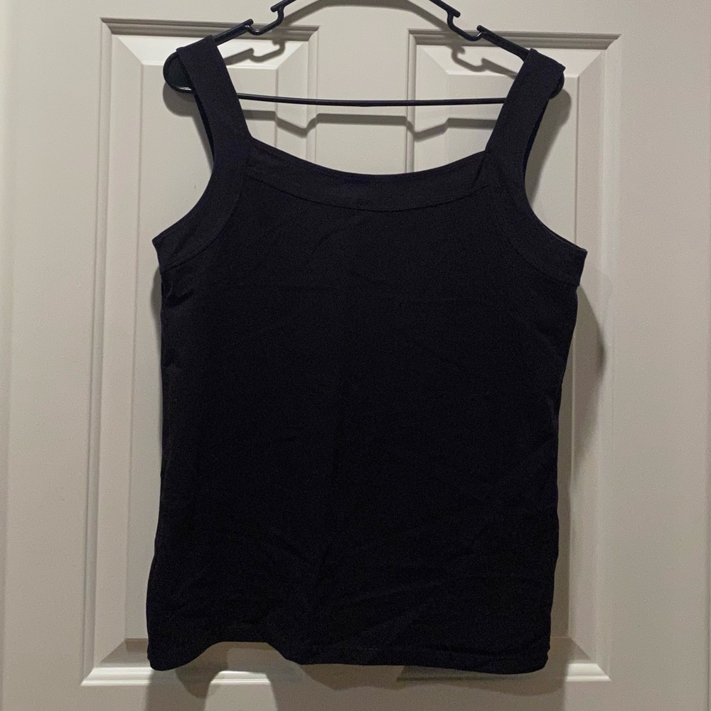 Talbots Basic Black Tank Top